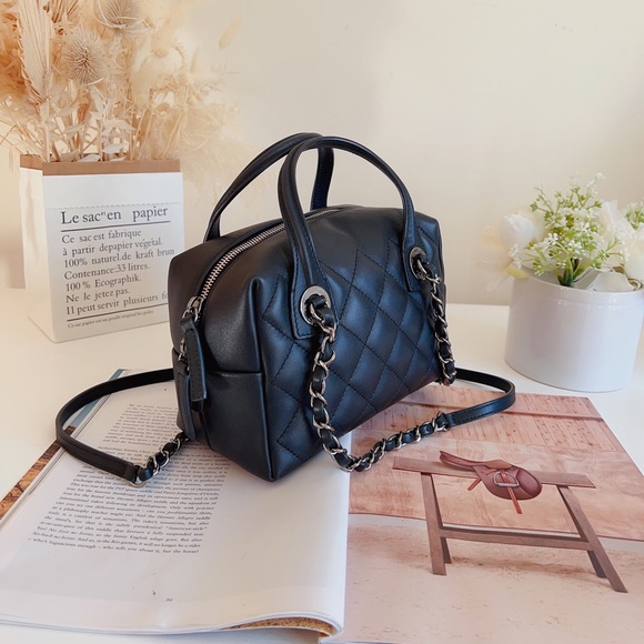 Chanel Quilted Duffle Bag - Picture 2 of 10